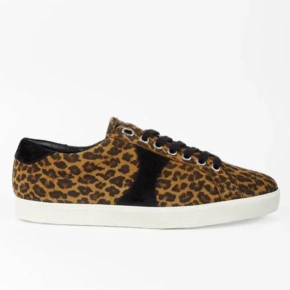 Celine Triomphe Leopard Low-Top Sneakers - Picture 1 of 11